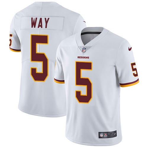 Nike Redskins #5 Tress Way White Youth Stitched NFL Vapor Untouchable Limited Jersey